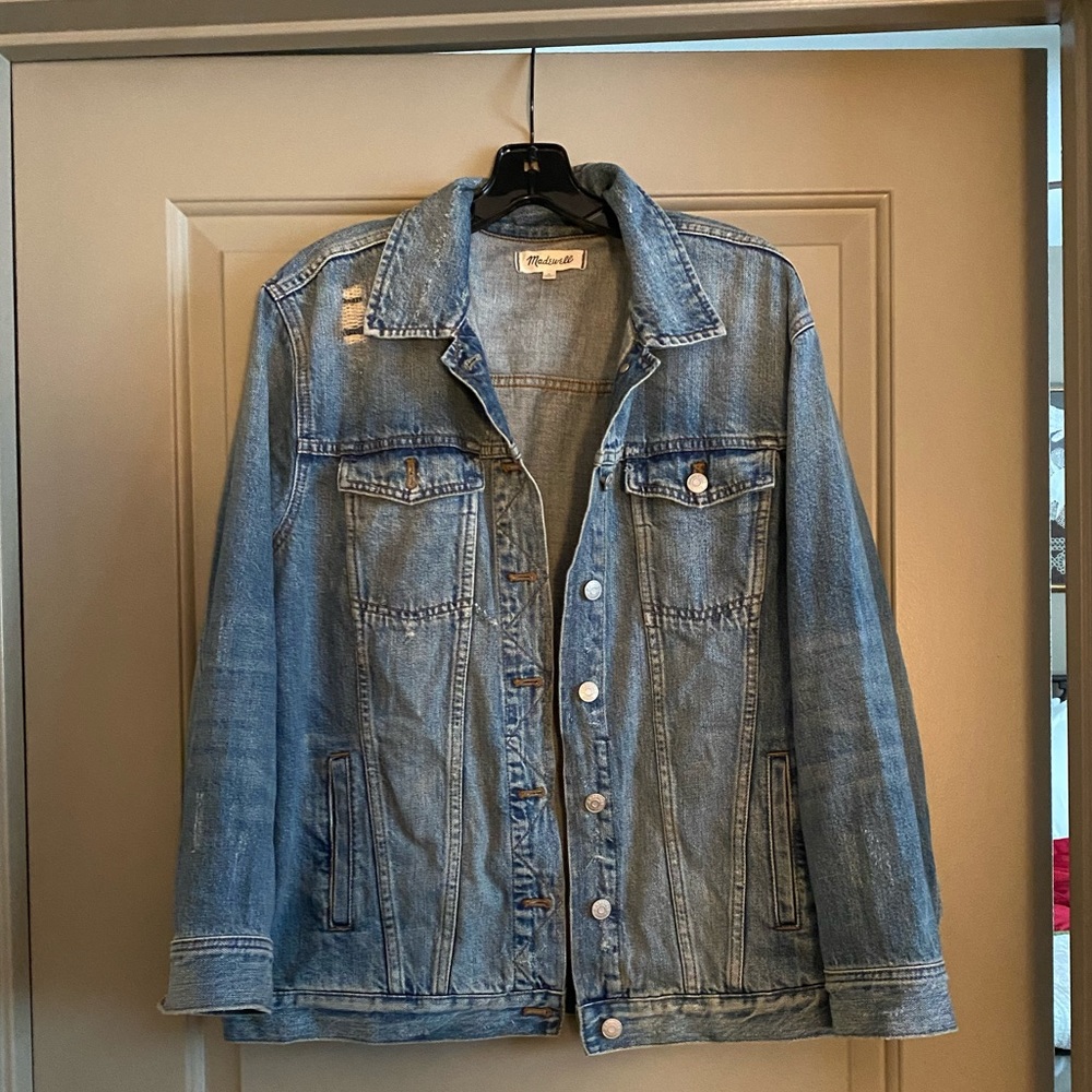 Madewell over-sized denim jacket